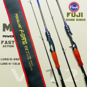 NEW| Fishing rod |Spinning/Casting rod | FUJI guide rings |M power/Fast action | lure:5-25g/line:4-12LB | 40t Carbon rod | length:2.03M