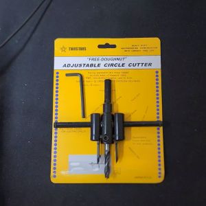 TWO STARS Adjustable Circle Cutter Hole Saw 30 - 120 mm Bor Hidroponik