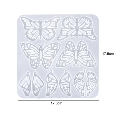 Earring Resin Silicone Molds Pendant Molds Epoxy Resin Molds DIY Craft for DIY Women Earrings Pendants Rings Jewelry Making