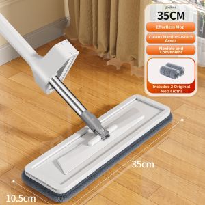 Joybos | Small Portable Flat Mop for Home Use Water Absorbent Lazy Cleaning