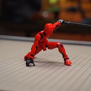 【ready】Dummy 13 3D Joint Movable Action Figure Lucky 13 Multi-sendi Bergerak Robot Dekompresi Merakit Mainan
