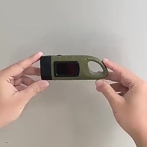 Outdoor LED Hand Pressing Dynamo Solar Crank Power Flashlight Torch Light Hand Press Crank Camping Lamp Light for Outdoor Home