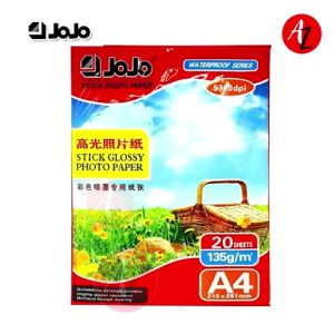 JOJO High-Quality Sticker Photo Paper - A3 Size Glossy 135GSM