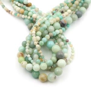 2 3 4 6 8 10mm Wholesale Natural Stone Color Amazonite Round Loose Spacer Bead For Jewelry Making Diy Necklace Bracelet Accessor