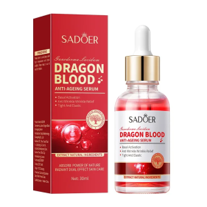 Tinh Chất Chống Nhăn SADOER Serum Dưỡng Da Trẻ Hóa Săn Chắc Dưỡng Ẩm Với Linh Chi & Máu Rồng Cho Làn Da Khỏe Mạnh Rạng Rỡ - Serum Dưỡng Da Mặt Dành Cho Cả Nam Và Nữ