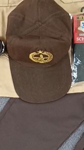 setelan seragam sekolah pramuka pendek panjang laki-laki sd kelas 1-6 topi pramuka coklat