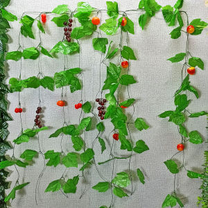 Sampai7an PBP96: Dekorasi Hiasan Dinding Gantung dengan Tanaman Hias Plastik