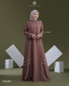 HAUZZA DRESS by Nadheera luxury gamis dress muslim babydoll premium x rayon Viscose