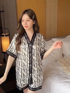 COD Piyama Wanita Kancing Depan baju tidur wanita Best Quality SATIN murah mewah elegan piyama satin