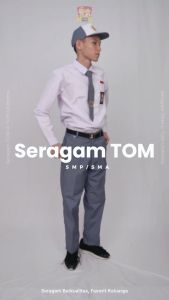 Seragam TOM - Celana SMA Panjang Karet Abu