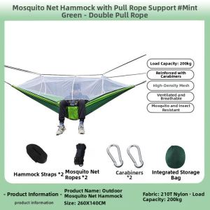 NPC | Mosquito-Proof Anti-Rollover Hammock with Mosquito Net
