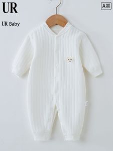[Withdraw from Cupboard Area] Brand Counter Baby Jumpsuit Spring & Fall Winter Boneless Heattech Rompers Jumpsuit Thermal Pajamas