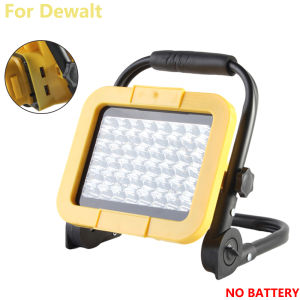 50W 10000LM Work Light For Dewalt 20V Li-ion Battery Cordless Flood Lights Construction Light Flashlight for Camping Hiking Jo