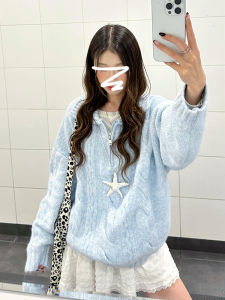 SENWA | Áo Sweater Mềm Mại Phong Cách Thư Giãn