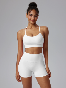 Cosleaf Sport Bra สปอร์ตบราสายด้านหลังเป็นตัวY ดีไซน์สวย ฟองน้ำถอดได้ ใส่สบาย ทั้งโยคะและวิ่ง ยืดหยุ่นตามทุกการเคลื่อนไหว!