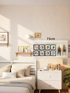 WEINIMEI | Storage and Display Shelving Unit for Badges Collectibles and Action Figures