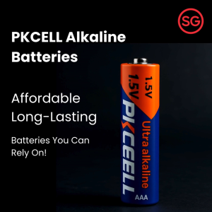 AAA PKCELL Alkaline Batteries 60 pieces