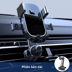 BLALION Giá Đỡ Điện Thoại Ô Tô Xoay 360 Độ Trọng Lực GPS Hỗ Trợ Chống Rung Lỗ Thông Khí Cho iPhone Pro Xiaomi Samsung - Giá Đỡ Ô Tô Đa Năng Màu Đen