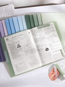 NEJA LIFE | Gradient Color Rotatable Lever File Organizer A4
