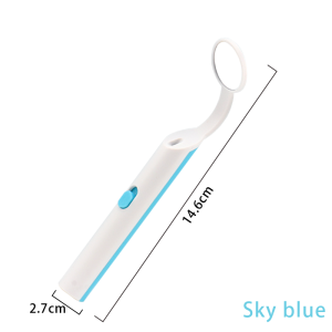 LED Light Dental Mirror Mouth Teeth Examination Stomatoscope Oral Examination Mirror Checking Multi-functional Portable Tools