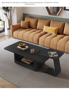 Rectangular Minimalist Luxury Italian Ceramic Table