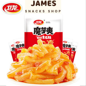 卫龙魔芋爽素毛肚【香辣/麻辣/酸辣/麻酱】休闲零嘴 爽口小零食 15G   WeiLong Mo Yu Shuang Konjac Shuang【SPICY / HOT & SPICY / SOUR SPICY/SESAME PASTE】15G