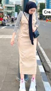 Overall Jumbo Terbaru Kekinian / Overall Cargo/ Overall Kantong / Jumpsuit / Baju Kodok Wanita Terbaru