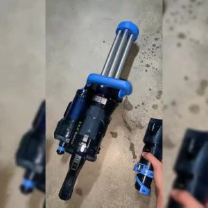 抖音同款正版机械加特林水枪高级充电式发光炫酷多容量送男孩礼物