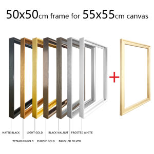 50x50cm Matel Frame For 55x55cm Canvas Painting Gold Black Aluminum Alloy Oil Painting Frame Wall Art Photo Poster Home Decor