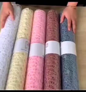 50x70cm รามี่ห่อช่อดอกไม้ ตาข่าย สไตล์เกาหลี ตาข่ายห่อดอกไม้