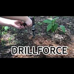 8/9/10cm Garden Auger Spiral Earth Drill Bit Flower Planter Hex Shaft Planting Hole Digger Tool 25/30/35/40/45/50/60cm Long