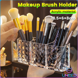 Need Makeup Brush Storage Bucket Transparent Acrylic Brush Box Pencil Holder Table Organizer