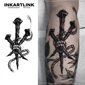 Nail Temporary TattooLasts To 15 Days New Technology Magic Waterproof Semi Permanent Sticker.