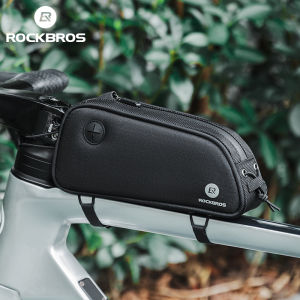 ROCKBROS กระเป๋าโครงเหล็กด้านบน จักรยานพอร์ต หูฟังกระเป๋า สำหรับจักรยานเสือภูเขาที่มีความเสถียรสะท้อนแสง | กระเป๋าติดโทรศัพท์สำหรับจักรยานจักรยานเสือภูเขาที่มีความเสถียรสะท้อนแสงกระเป๋าทรง | ราคาที่สุด 8999 ฿