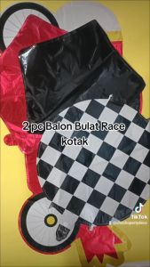 Paket Balon RACE CAR HOTWHEELS / Dekorasi Ulang Tahun Mobil Racing Balap Pembalap