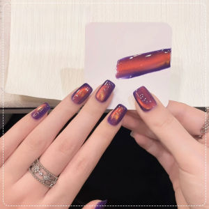 ยาทาเล็บเจลสีม่วงตาแมว ZH Autumn Sangwan 1 ชิ้น รุ่นใหม่ปี 2025 ช่วยให้เล็บดูขาวขึ้น อุปกรณ์ทำเล็บ