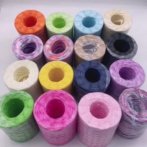 Dây Thừng Giấy Sợi Bông 200m Dùng Để Đan Tay Làm Bánh Đóng Gói Làm Thủ Công Móc Len Trang Trí Tiệc Thân Thiện Với Môi Trường