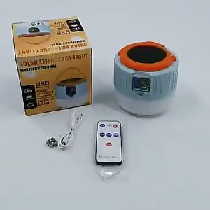 Lampu Camping Solar Tenaga Surya Outdoor / Lampu Emergency Gantung Led 400W Super Terang