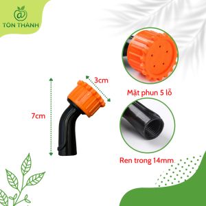 BÉC 5 LỖ NHỰA CONG BÉC SEN BÉC HOA MAI TƯỚI CÂY PHUN T.H.U.Ố.C TRỪ SÂU