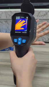 TI240 Infrared Thermal Imager-20-550℃ Support Chinese English Display Photo Recording SD External Memory Card Charging Infrared Thermal Imaging Wall Detector Can Measure Ground Heating Pipe Leak Detection Industrial Equipment Leak Catch PVC Water Pipe Lea