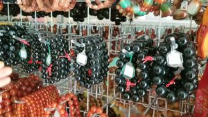 Vòng tay chuỗi đá mã não đen-nhiều cỡ ly