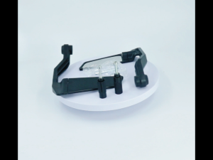 Motorcycle Lever Guard With Side Mirror Foldable Hidden Design Alloy HD Clear Lens Universal