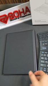 Leather Case for Xiaomi Redmi pad 2 Bahan Kulit PU Keyboard Case Flip Cover Sarung Keyboard Xiaomi