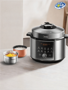 Midea | High Pressure Soup Smart Reservation No Coating Stainless Steel Electric Pressure Cooker 112kpa