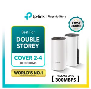 TP-Link Deco M4/HC4 AC1200 Gigabit Mesh WiFi Router System Support Unifi Turbo / Maxis / TIME / Celcom (WIFI Extender)