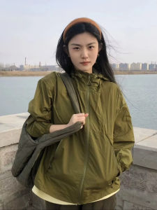 Áo Khoác Chống Nắng Nữ Dáng Rộng Mỏng Thoáng Khí Chống Tia UV Thời Trang Mùa Hè 2025 Áo Khoác Ngoài Dài Tay Có Mũ Trùm Đầu