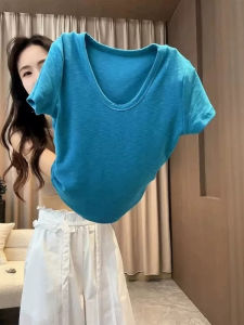 NUMEN BUTTON | Áo Thun Nữ Dành Cho Người Mập Giúp Giảm Tuổi