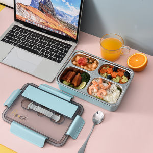 Microwaveable Portable Stainless Steel Lunch Box