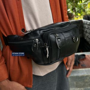 Tas selempang pria kulit garut