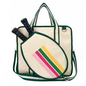 Speliko large capacity pickle ball bag canvas fabric wear-resistant